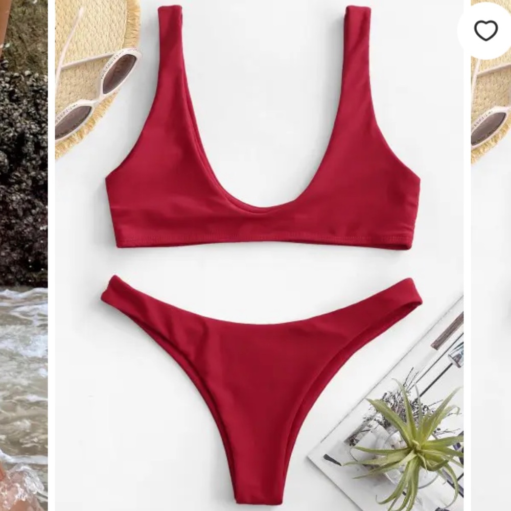 Red bikini